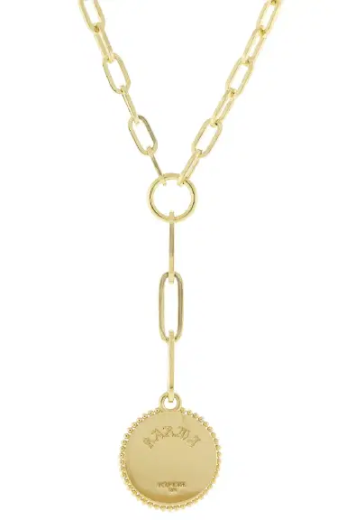 Foundrae Karma Medallion Necklace | Thumbnail 4