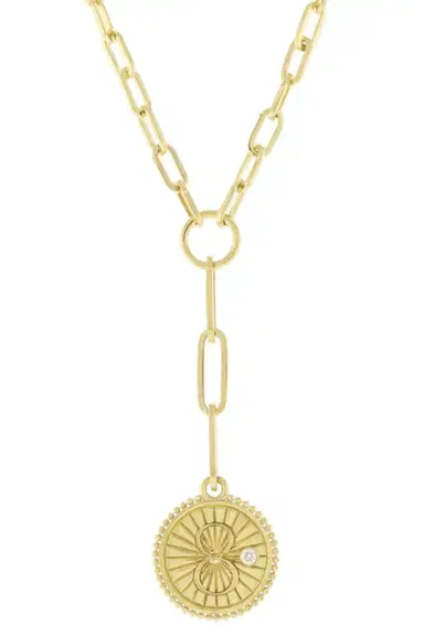 Foundrae Karma Medallion Necklace | Thumbnail 1