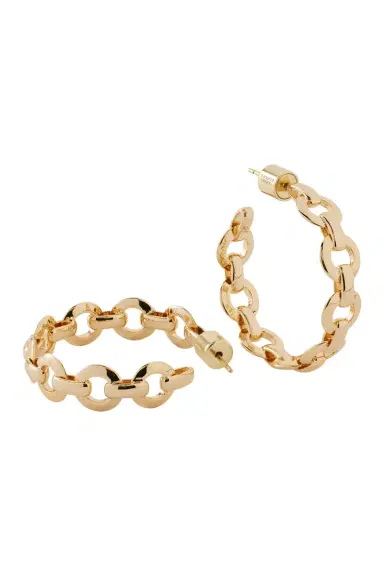 Jennifer Fisher KDH Mini Hoop Earrings - 1in | Thumbnail 3
