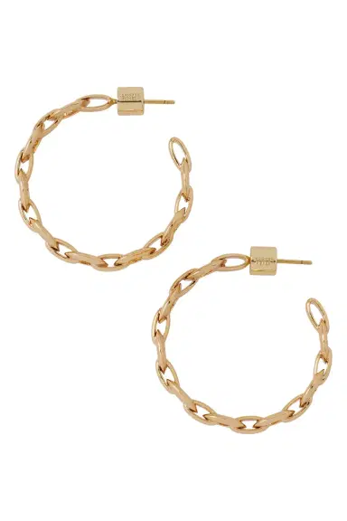 Jennifer Fisher KDH Mini Hoop Earrings - 1in | Thumbnail 1
