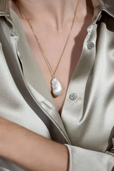 YI COLLECTION Kintsugi Necklace | Thumbnail 3