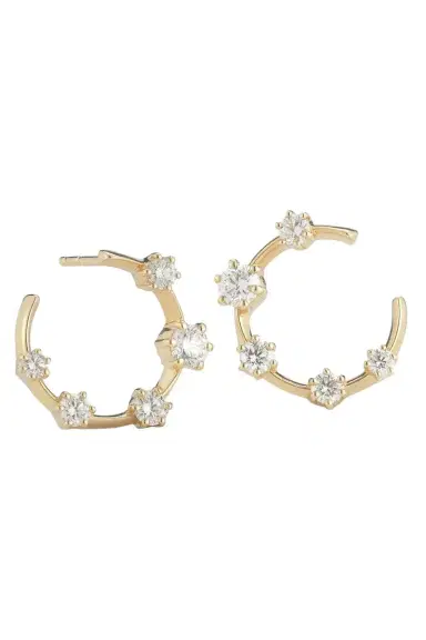 Jade Trau Kismet Diamond Hoops | Thumbnail 1