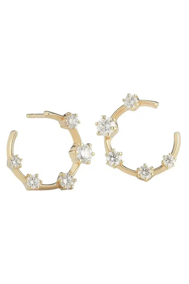 Kismet Diamond Hoops
