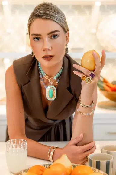 Harwell Godfrey Knife Edge Rainbow Bangle | Thumbnail 2