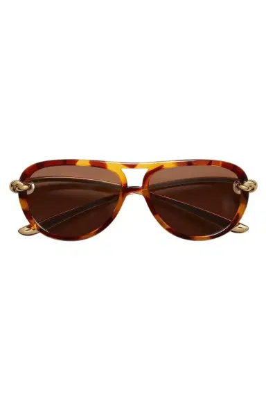 Bottega Veneta Knot Aviator Sunglasses | Thumbnail 5