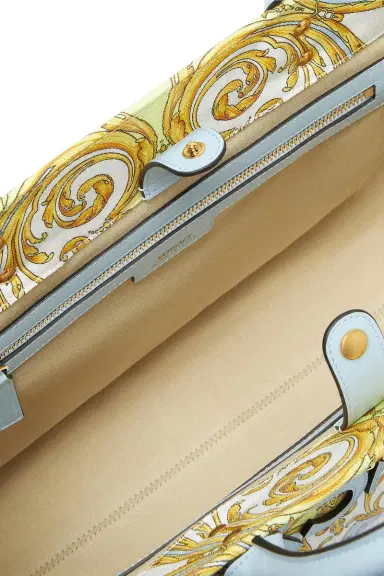 Versace La Medusa Large Tote Bag - Light Blue | Thumbnail 5 Versace La Medusa Large Tote Bag - Light Blue | Thumbnail 5