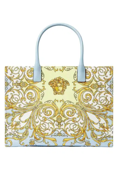 Versace La Medusa Large Tote Bag - Light Blue | Thumbnail 6 Versace La Medusa Large Tote Bag - Light Blue | Thumbnail 6