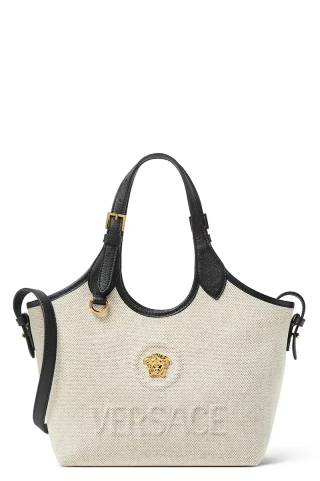 Versace La Medusa Mini Tote Bag - Black