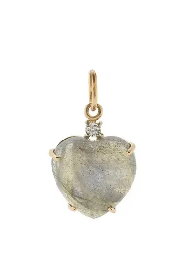 IRENE NEUWIRTH JEWELRY Labradorite Cabochon Heart Pendant | Thumbnail 1