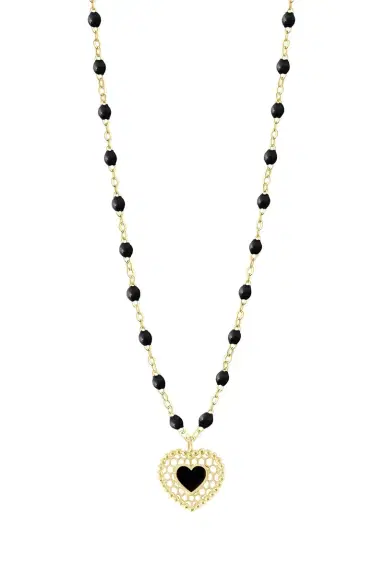 Gigi Clozeau Lace Heart Necklace - 16.5in | Thumbnail 1