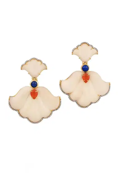 Silvia Furmanovich Lapis Opal Jarina Dervish Earrings | Thumbnail 1 Silvia Furmanovich Lapis Opal Jarina Dervish Earrings | Thumbnail 1