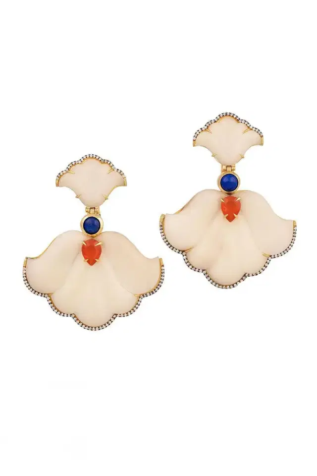 Silvia Furmanovich Lapis Opal Jarina Dervish Earrings