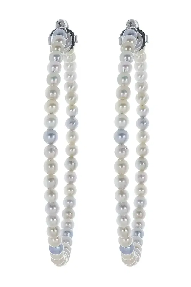 BAGGINS Large Akoya Hoops