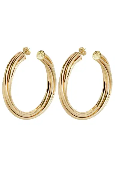 Gas Bijoux Large Atik Hoop Earrings | Thumbnail 1 Gas Bijoux Large Atik Hoop Earrings | Thumbnail 1