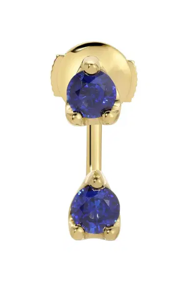 Anita Ko Large Blue Sapphire Orbit Earring | Thumbnail 1
