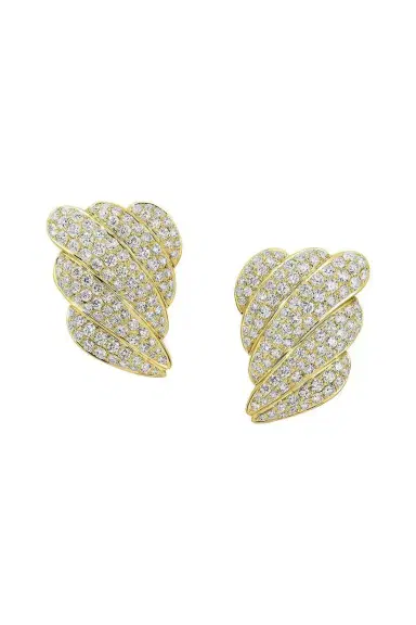 Anita Ko Large Diamond Croissant Earrings | Thumbnail 1