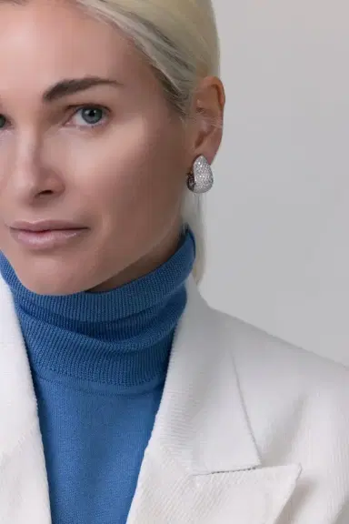 TAMARA COMOLLI Large Diamond Hoop Earrings | Thumbnail 2 TAMARA COMOLLI Large Diamond Hoop Earrings | Thumbnail 2