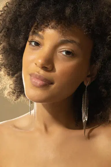 CADAR Large Feather Drop Earrings | Thumbnail 4 CADAR Large Feather Drop Earrings | Thumbnail 4