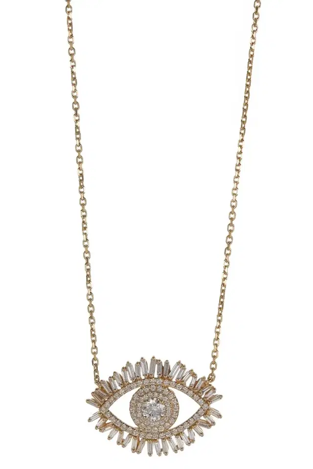 Suzanne Kalan Large Fireworks Evil Eye Necklace