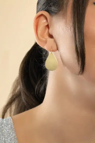 IRENE NEUWIRTH JEWELRY Large Flat Pear Earrings | Thumbnail 4