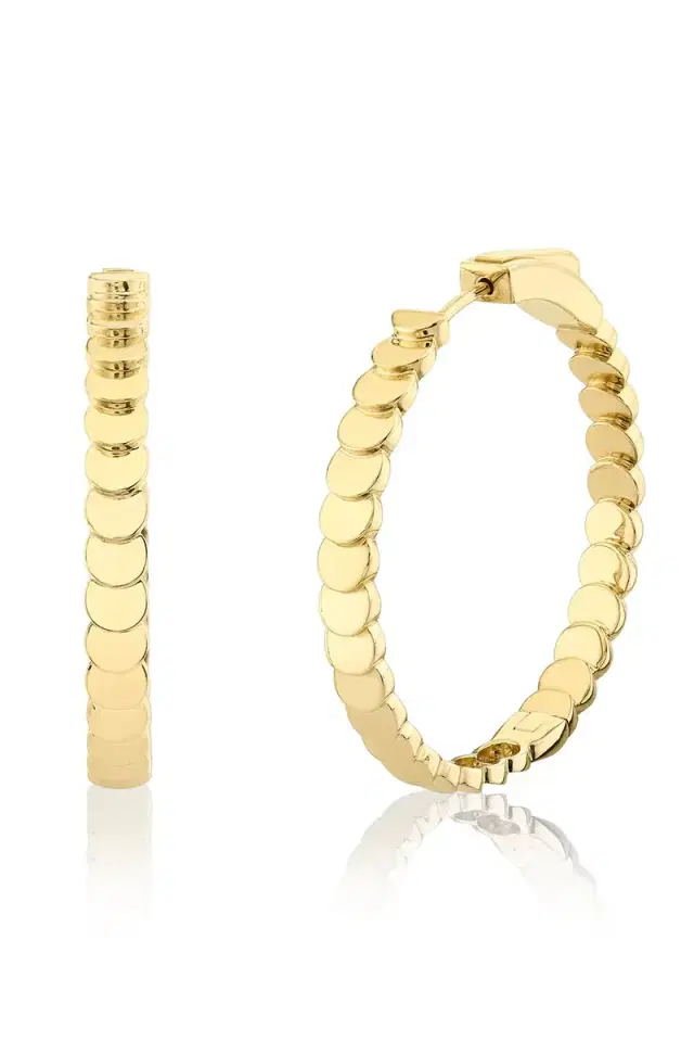Anita Ko Large Luna Hoop Earrings