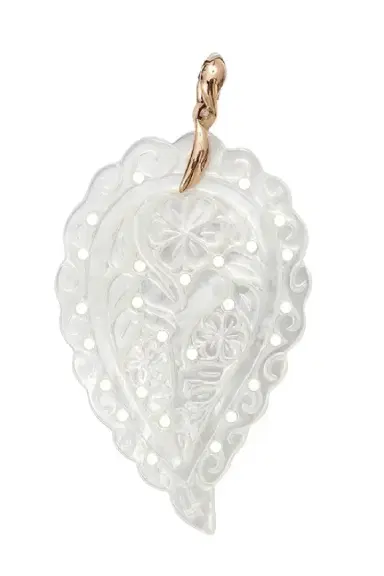 TAMARA COMOLLI Large Mother Of Pearl Carved India Pendant | Thumbnail 1