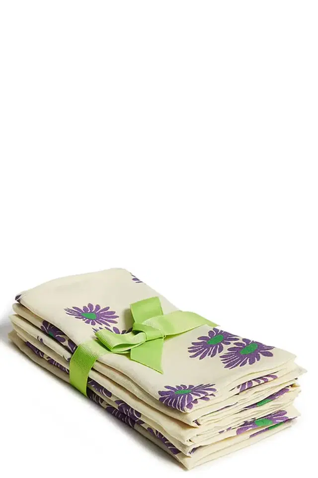 La DoubleJ Large Napkins Set Of 6 - Margherita Viola