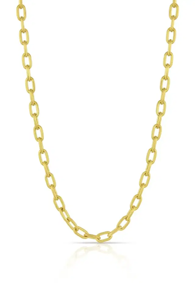 LEIGH MAXWELL Large Oval Link Toggle Chain