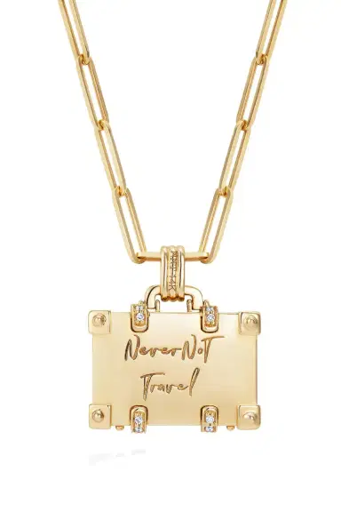 NEVERNOT Large Tsavorite Travel Necklace | Thumbnail 8 NEVERNOT Large Tsavorite Travel Necklace | Thumbnail 8