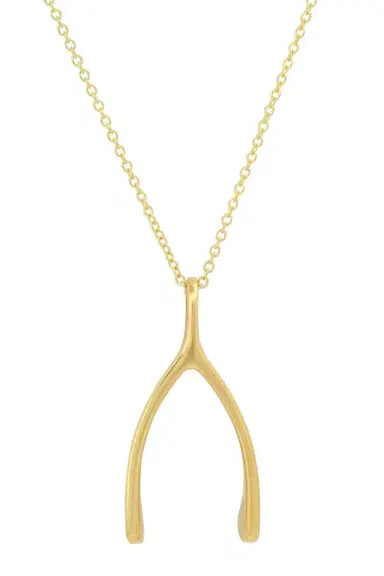 Jennifer Meyer Large Wishbone Necklace | Thumbnail 1