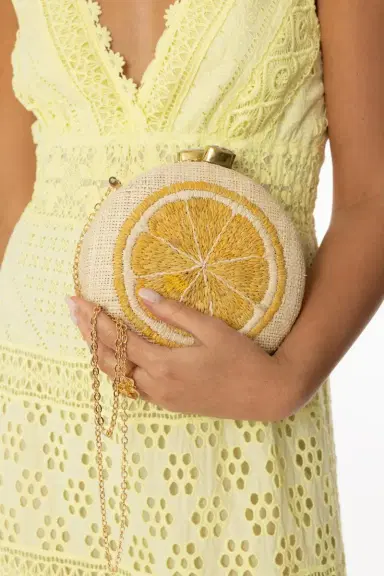 PAMELA MUNSON Lemon Slice Clutch | Thumbnail 5 PAMELA MUNSON Lemon Slice Clutch | Thumbnail 5