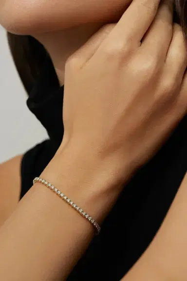 Melissa Kaye Lennox Tennis Bracelet - White Gold | Thumbnail 2