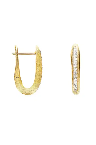 NANIS Libera Small Diamond Square Hoop Earrings | Thumbnail 1