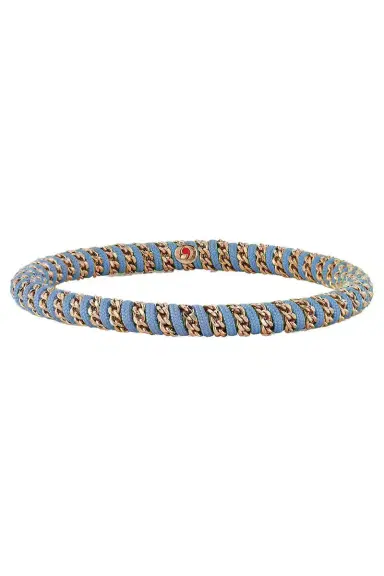 ROBERTO DEMEGLIO Light Blue Gio Stretch Bracelet | Thumbnail 1