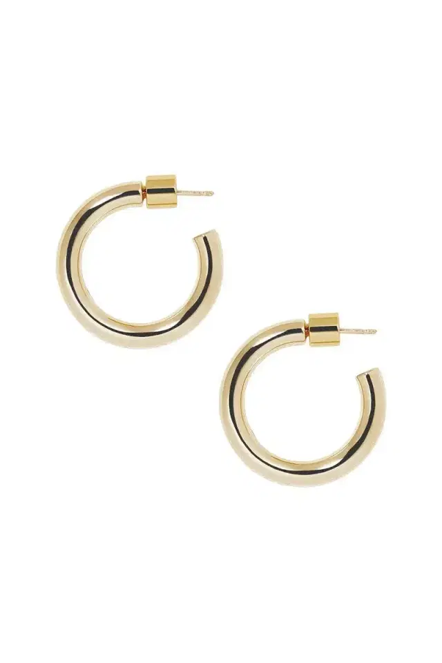 Jennifer Fisher Lilly Huggie Earrings - Yellow Gold - 1in