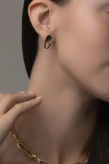 BIZZOTTO Link Earrings | Thumbnail 3