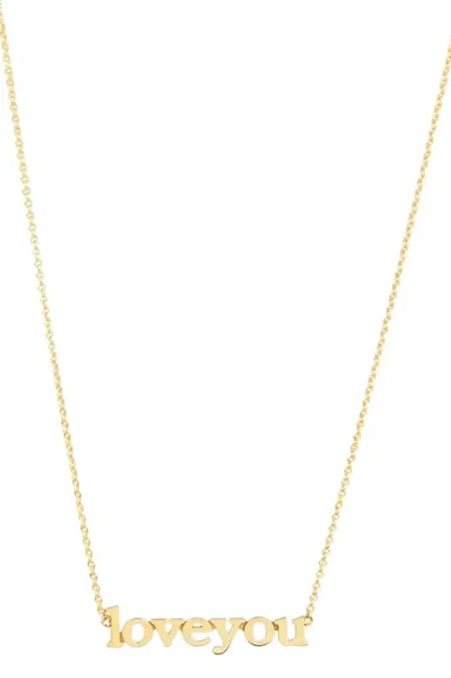 Jennifer Meyer Love You Necklace