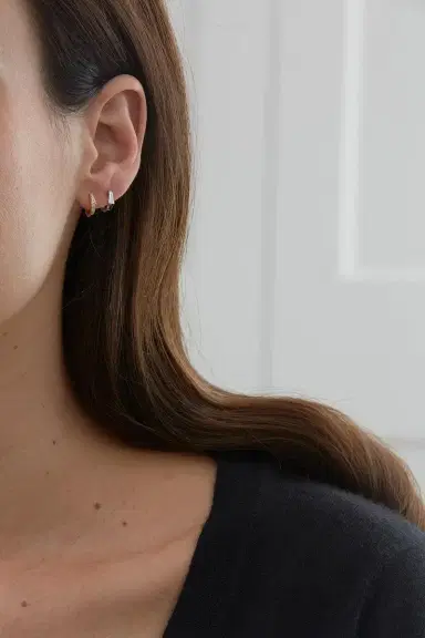 SARA WEINSTOCK Lucia Huggie Earrings | Thumbnail 2 SARA WEINSTOCK Lucia Huggie Earrings | Thumbnail 2