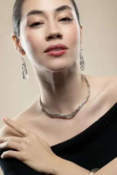 ALEXIS BITTAR Lucite Silverlake Wire Earrings | Thumbnail 2 ALEXIS BITTAR Lucite Silverlake Wire Earrings | Thumbnail 2