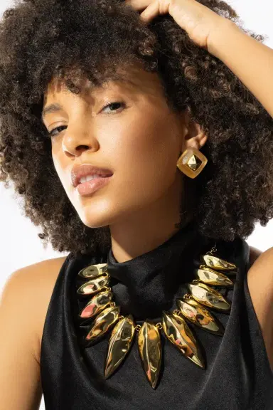 ALEXIS BITTAR Luminous Armor Earrings | Thumbnail 2