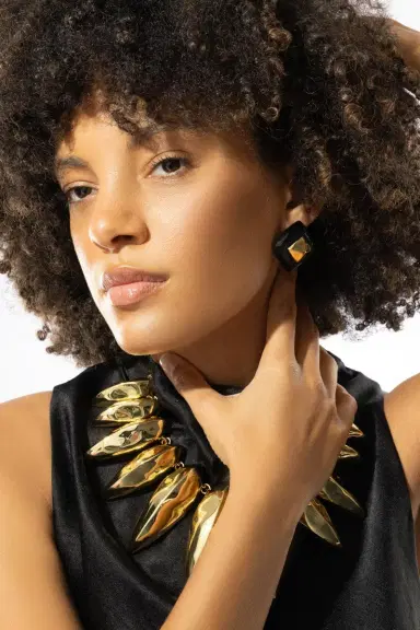 ALEXIS BITTAR Luminous Armor Earrings | Thumbnail 4