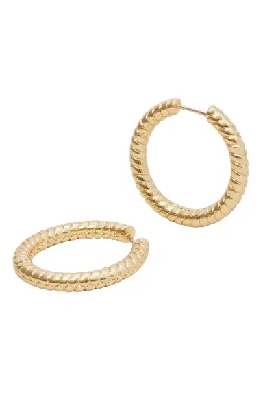 Jennifer Fisher Madison Avenue Huggie Earrings - Yellow | Thumbnail 3 Jennifer Fisher Madison Avenue Huggie Earrings - Yellow | Thumbnail 3