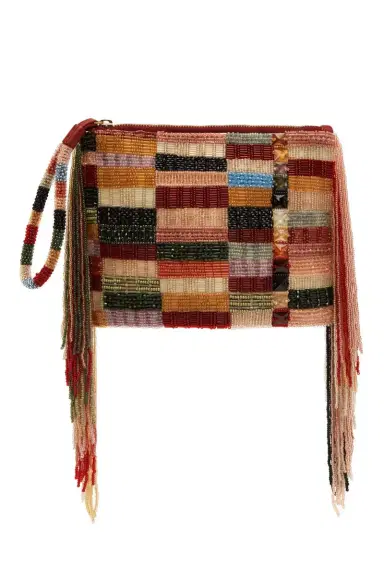 ALÉMAIS Marjorelle Bead Tassel Clutch | Thumbnail 1