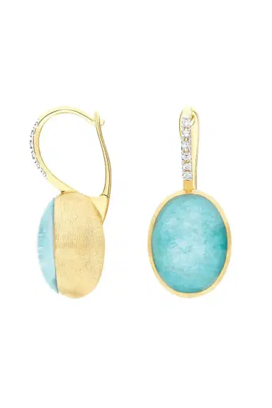 NANIS Medium "Boules" Amazonite Anice Ciliegine Earrings | Thumbnail 3