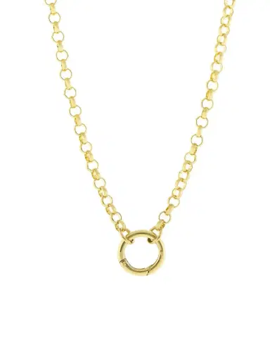 Foundrae Medium Belcher Open Link Necklace | Thumbnail 3