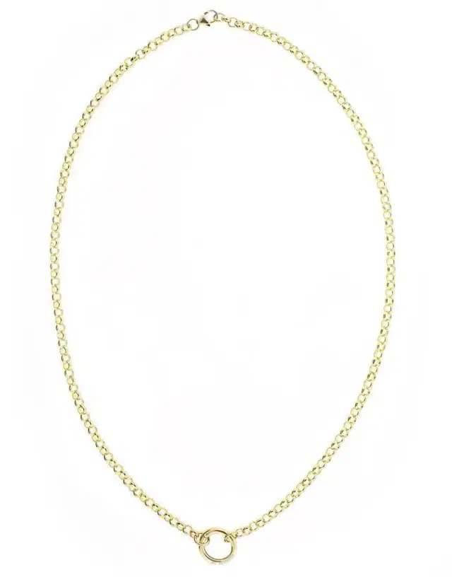 Foundrae Medium Belcher Open Link Necklace