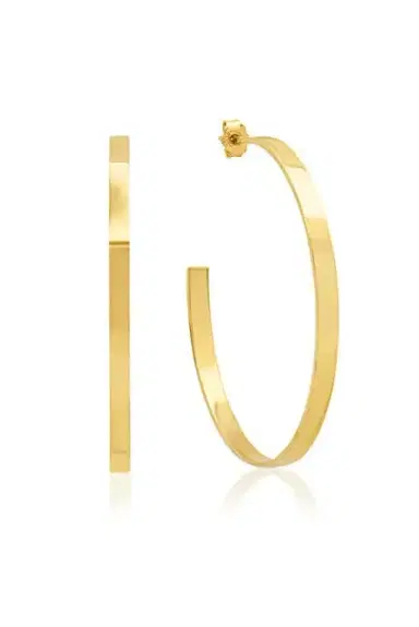 Jennifer Meyer Medium Ellen Hoops | Thumbnail 3