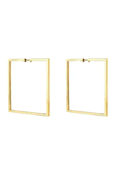 CADAR Medium Foundation Square Hoops | Thumbnail 1