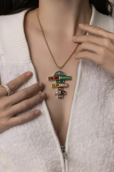 Brent Neale Medium Hopscotch Necklace | Thumbnail 3 Brent Neale Medium Hopscotch Necklace | Thumbnail 3