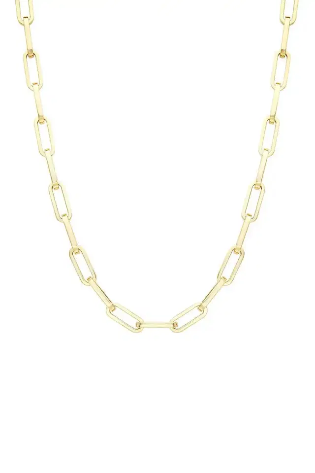 BIZZOTTO Medium Link Paperclip Necklace